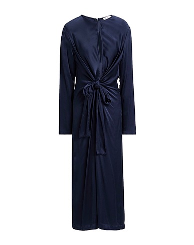OTTOD'AME Vestito midi Blu notte 100% Viscosa