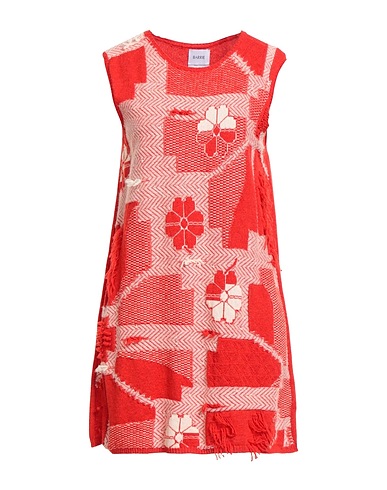 BARRIE Vestito corto Rosso pomodoro 100% Cachemire