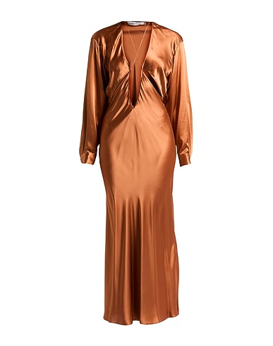 CHRISTOPHER ESBER Long dress Camel 100% Silk