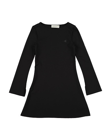 CALVIN KLEIN JEANS Dress Black 66% Viscose, 30% Polyamide, 4% Elastane