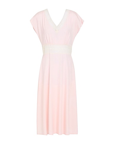 P.A.R.O.S.H. Vestito midi Rosa chiaro 96% Seta, 4% Elastan