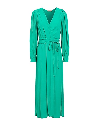 TWINSET Vestito midi Verde smeraldo 100% Viscosa
