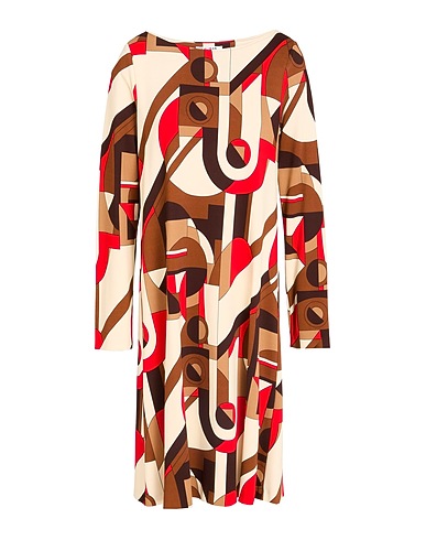 CALIBAN Short dress Ivory 94% Viscose, 6% Elastane