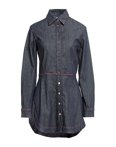 ALAÏA Denim dress Blue 90% Cotton, 8% Polyester, 2% Elastane