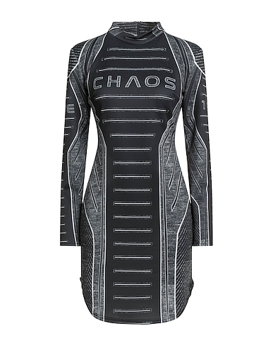 PEACE+CHAOS Sheath dress Black 95% Polyester, 5% Elastane