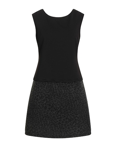 NAF NAF Short dress Black 94% Polyester, 6% Elastane