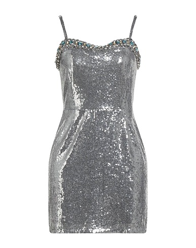 BLUGIRL Sequin dress Grey 100% Polyamide