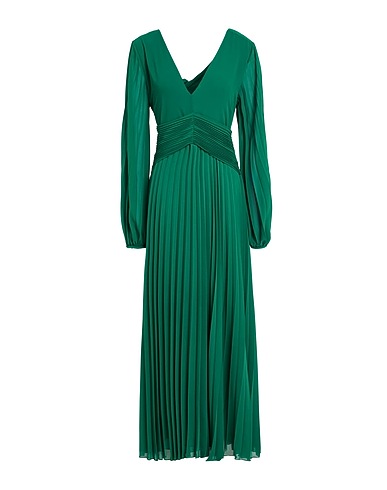 SOUVENIR Long dress Green 100% Polyester