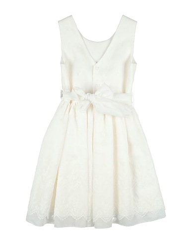 ABEL & LULA Dress White 56% Polyester, 44% Cotton