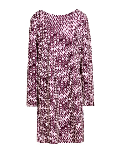 EMME by MARELLA Short dress Garnet 95% Polyester, 5% Elastane