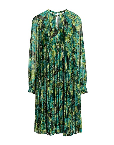 MAX MARA Pleated dress Emerald green 100% Polyester