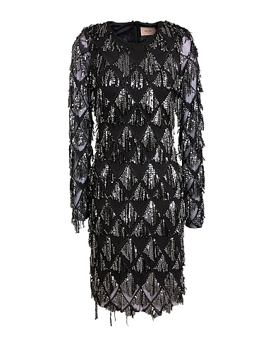 VILA Elegant dress ROUGE Black 100% Polyester