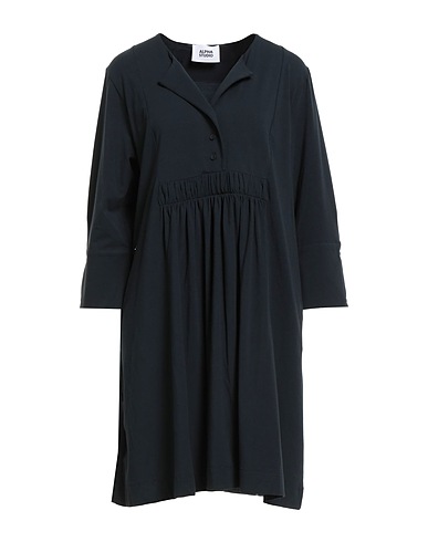 ALPHA STUDIO Vestito corto Blu notte 95% Cotone, 5% Elastan