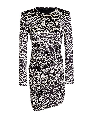 AMEN Sheath dress Ivory 92% Polyester, 8% Elastane