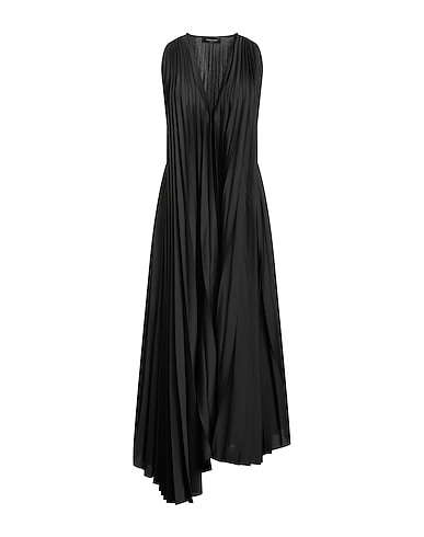 FABIANA FILIPPI Midi dress Black 100% Polyester, Ecobrass