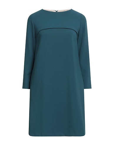 ANTONELLA VALSECCHI Vestito corto Verde petrolio 61% Poliestere, 33% Rayon, 6% Elastan