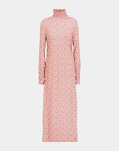 BEATRICE .B Vestito lungo Rosa antico 96% Viscosa, 4% Elastan