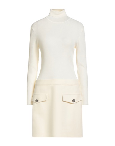 MORGAN DE TOI Sheath dress Off white 73% Viscose, 27% Polyamide, Polyester