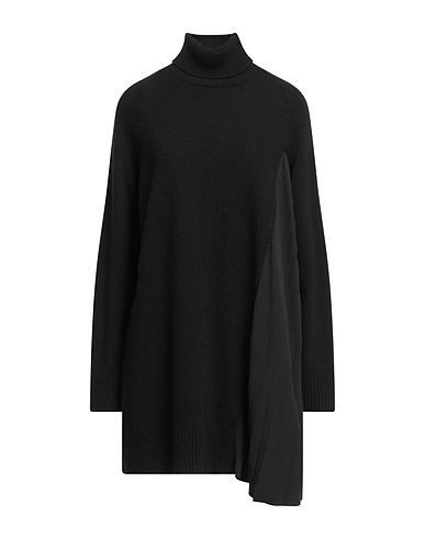 SUOLI Knit dress Black 40% Virgin Wool, 25% Viscose, 25% Polyamide, 10% Cashmere