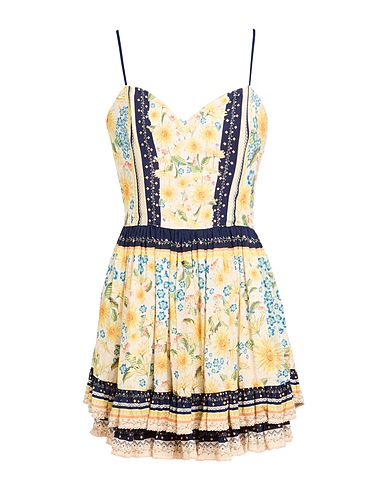AGUA BENDITA Short dress Blush 100% Cotton