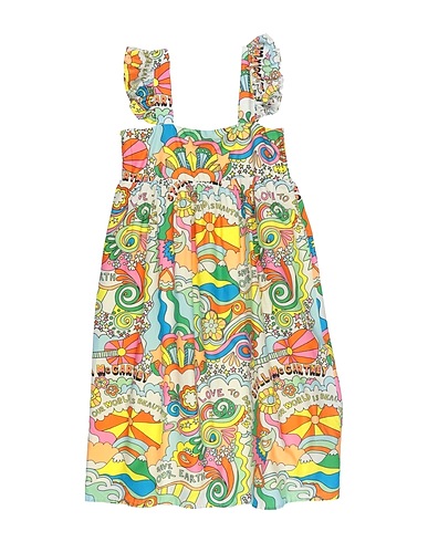 STELLA McCARTNEY KIDS Dress Light green 100% Cotton