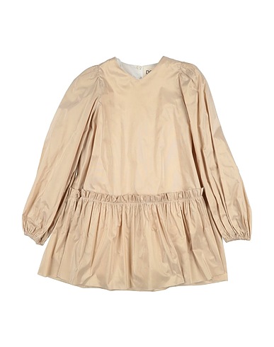 DOUUOD Dress Beige 69% Polyester, 31% Cotton