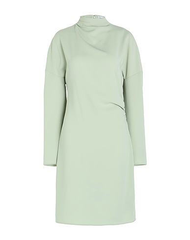 CALVIN KLEIN Sheath dress Sage green 100% Polyester