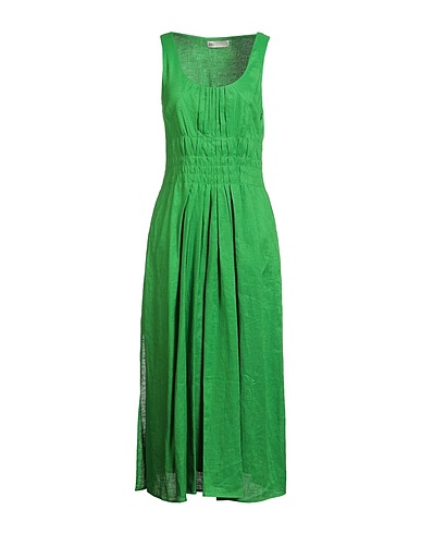 TORY BURCH Vestito lungo Verde 100% Lino