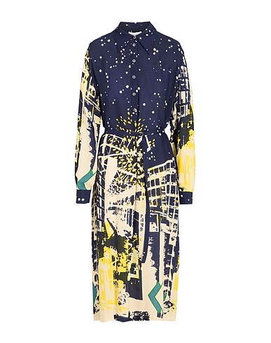 OTTOD'AME DRESSES Navy 100% Viscose