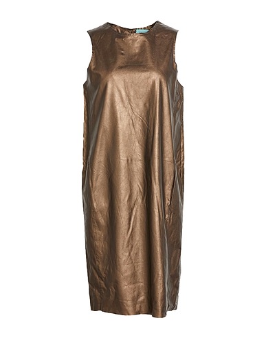 ANTONELLA VALSECCHI Short dress Bronze 100% Polyester