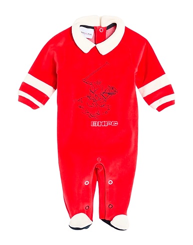 BEVERLY HILLS POLO CLUB Baby jumpsuit  Red 80% Cotton, 20% Polyester