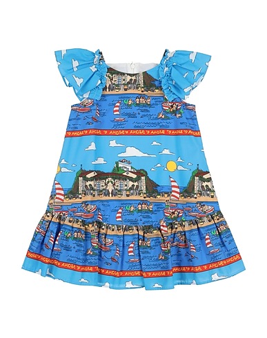 ALESSANDRO ENRIQUEZ Dress Azure 100% Cotton