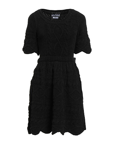 BOUTIQUE MOSCHINO Short dress Black 100% Cotton
