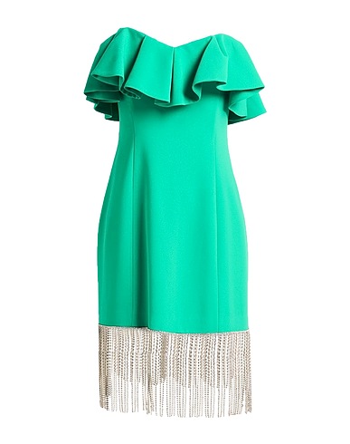 FORTE DEI MARMI COUTURE Kurzes Kleid Grün 100% Polyester