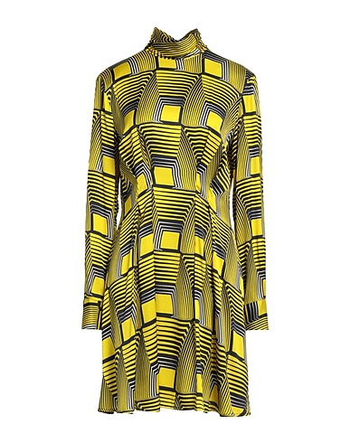 OTTOD'AME Short dress Yellow 100% Viscose