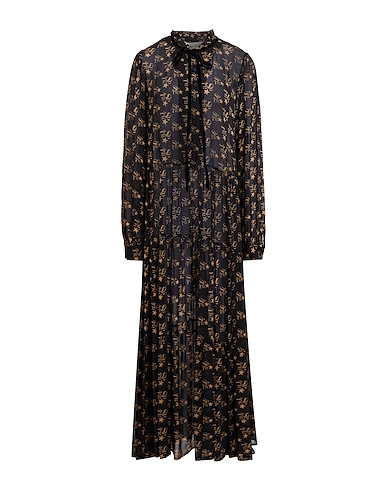 SHIRTAPORTER Long dress Black 100% Rayon