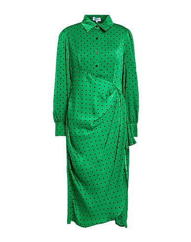 MINUETO Vestito chemisier Verde 100% Poliestere