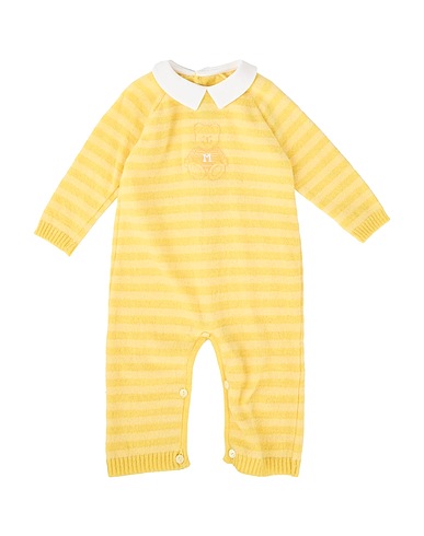 BEBEBO' Baby jumpsuit Yellow 70% Wool, 30% Cashmere