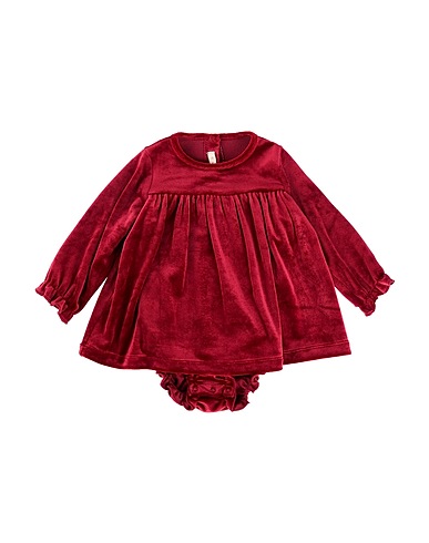 KONGES SLØJD Baby dress Burgundy 95% Recycled polyester, 5% Elastane