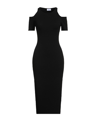 MARELLA Midi dress Black 62% Viscose, 38% Polyester