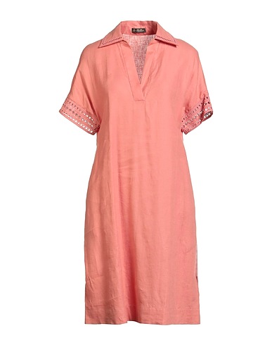 LORO PIANA Short dress Antique rose 100% Linen