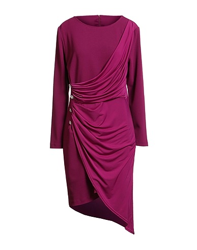 RINASCIMENTO Midi dress Plum 95% Polyester, 5% Elastane