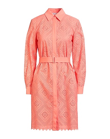 LORO PIANA Shirt dress Salmon pink 100% Cotton