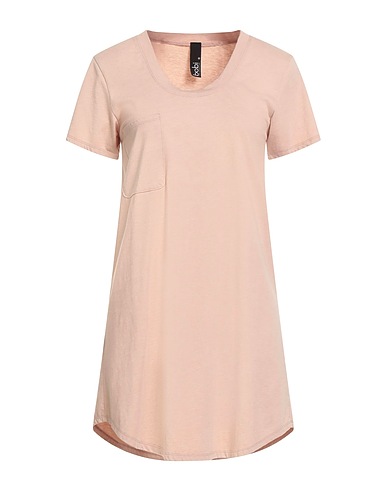 BOBI Short dress Blush 65% Polyester, 35% Cotton