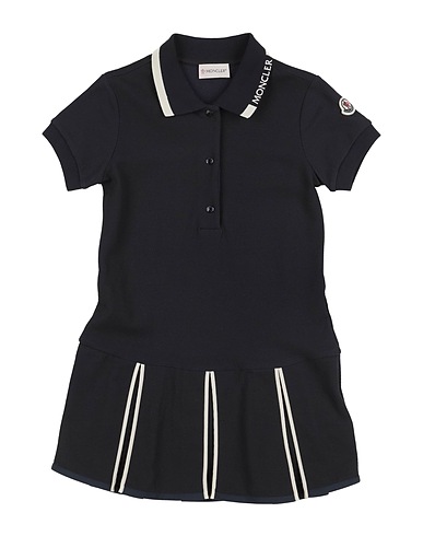 MONCLER Dress Midnight blue 58% Cotton, 38% Polyamide, 4% Elastane