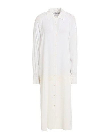 SHIRTAPORTER Midi dress White 100% Rayon