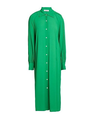 SHIRTAPORTER Midi dress Green 100% Rayon