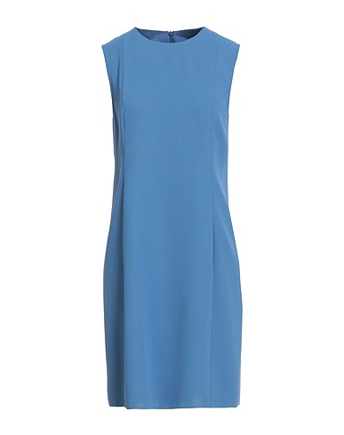 EMPORIO ARMANI Short dress Pastel blue 100% Polyester