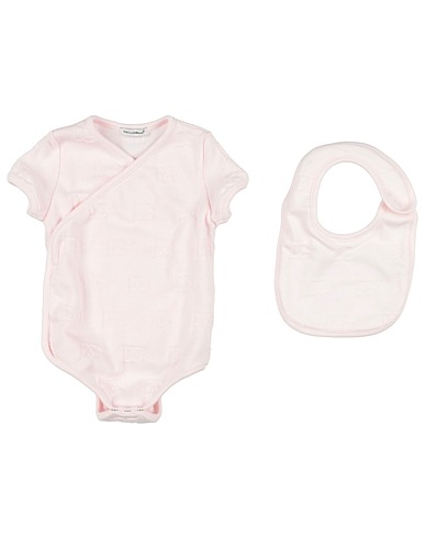 DOLCE&GABBANA Baby accessories set Light pink 100% Cotton