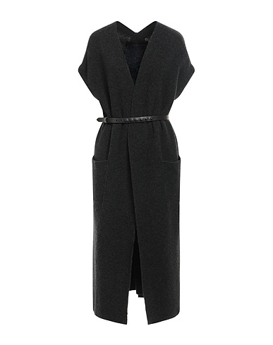 ISABEL BENENATO Cardigan Charcoal 54% Merino Wool, 22% Yak wool, 19% Polyamide, 5% Elastane
